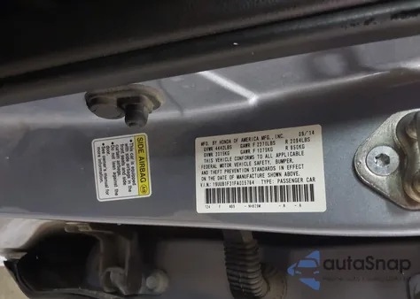 2015 Acura Tlx из США, поврежденный, VIN 19UUB1F31FA005764